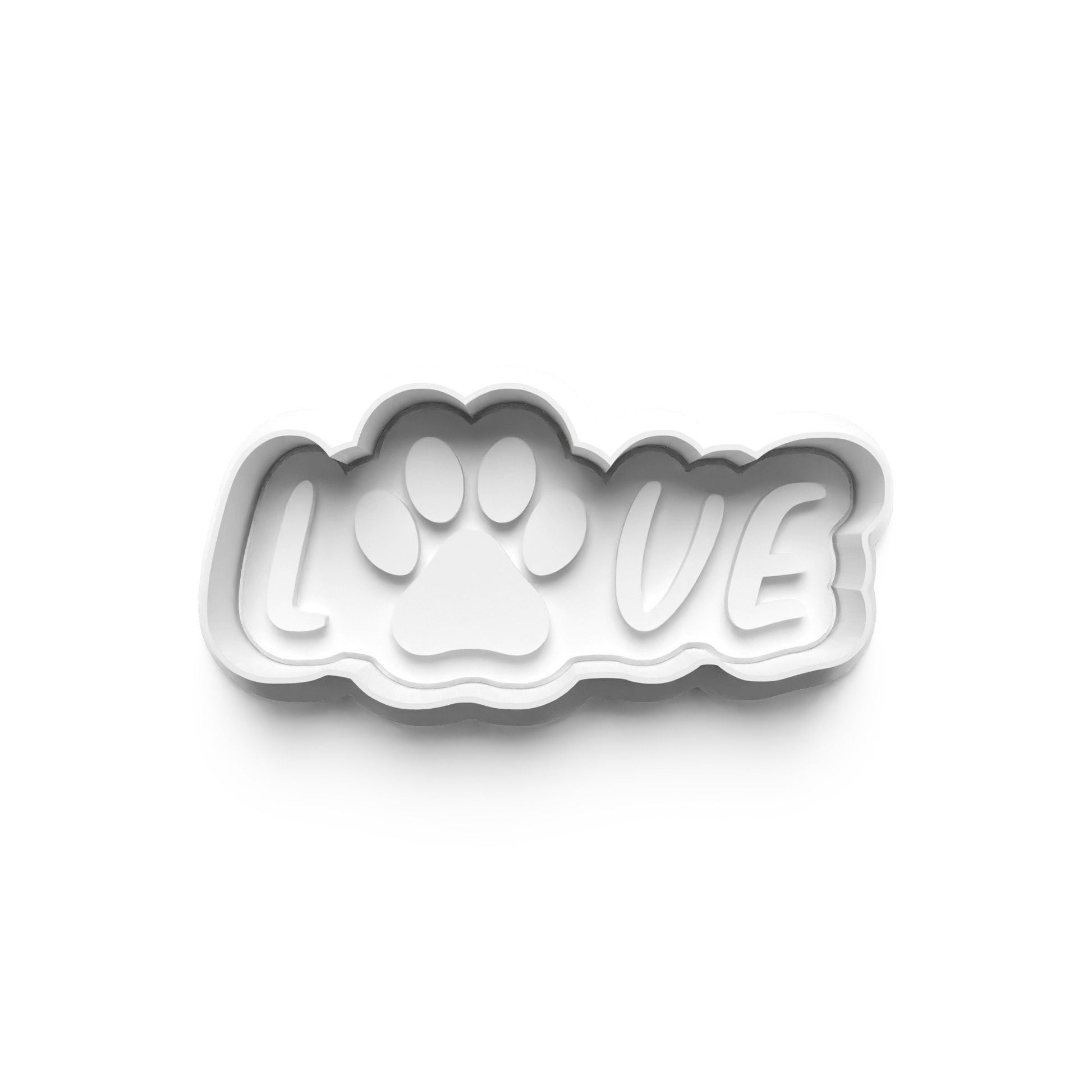 Spread Love and Joy with Our 3D Printed Paw Dog Love Cookie Cutters