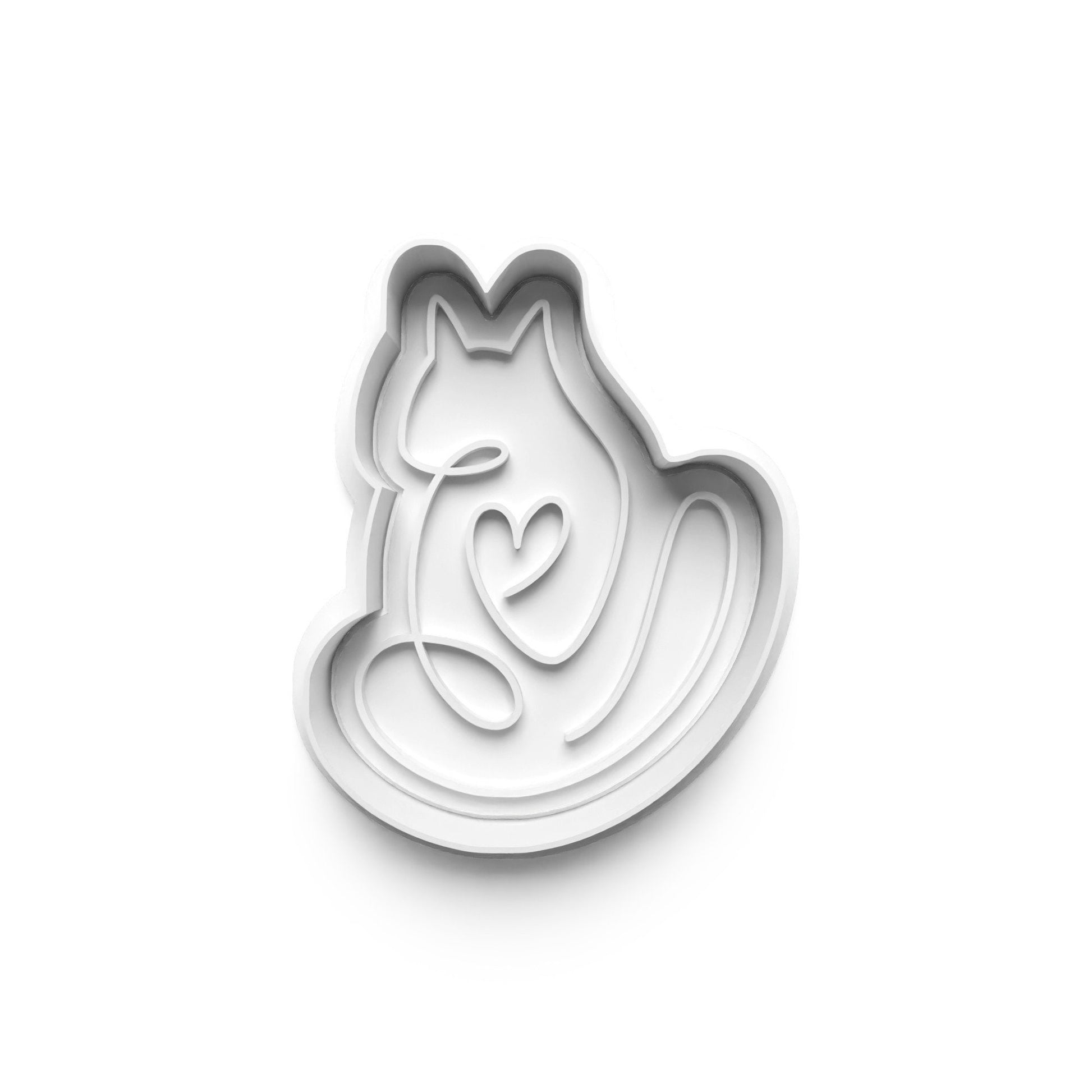 Embrace Elegance with Our 3D Printed Cat Line Art Cookie Cutters