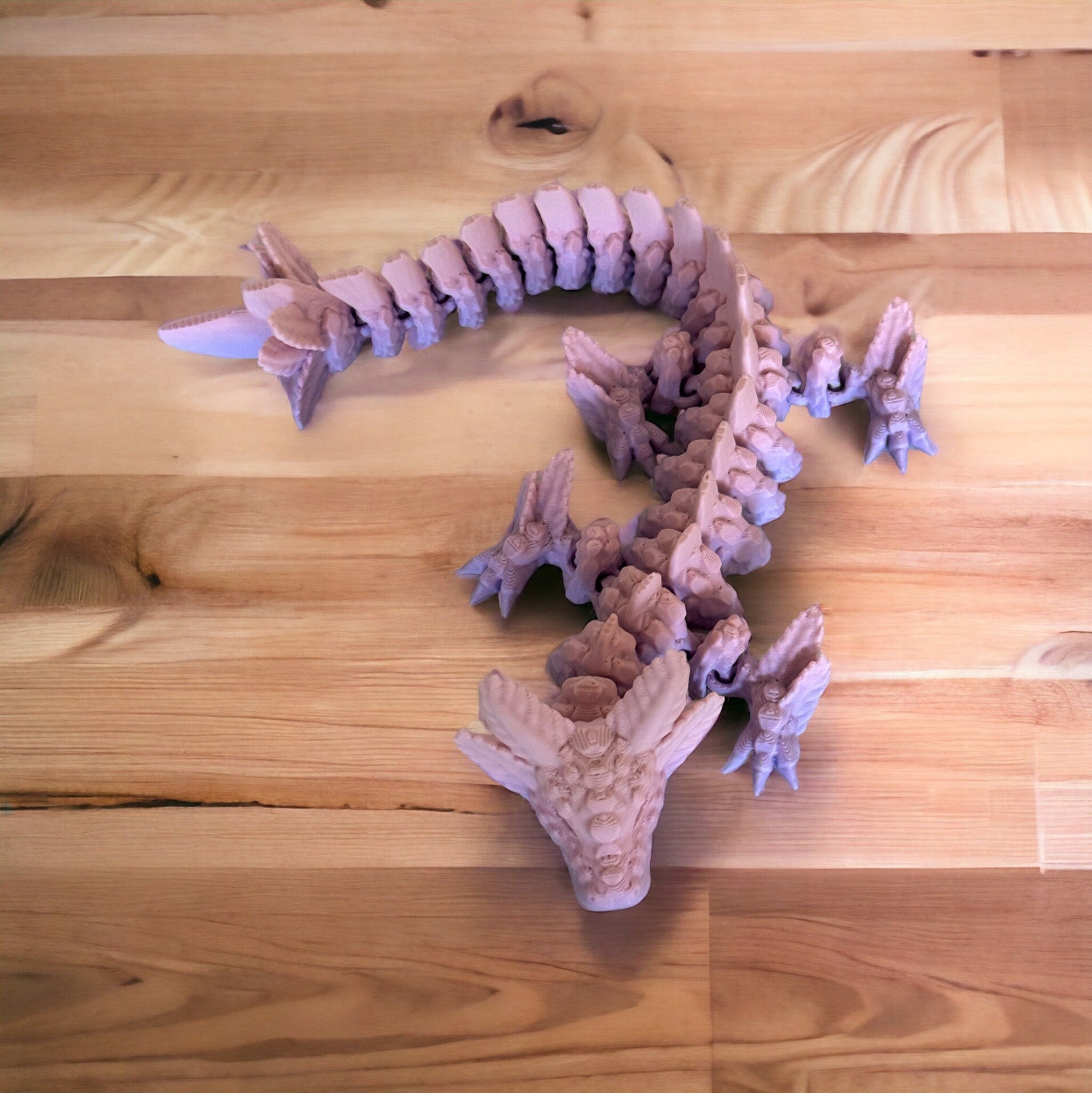 Discover Enchantment with Our Articulated Rainbow Dragon - 3D Printed Wonder!