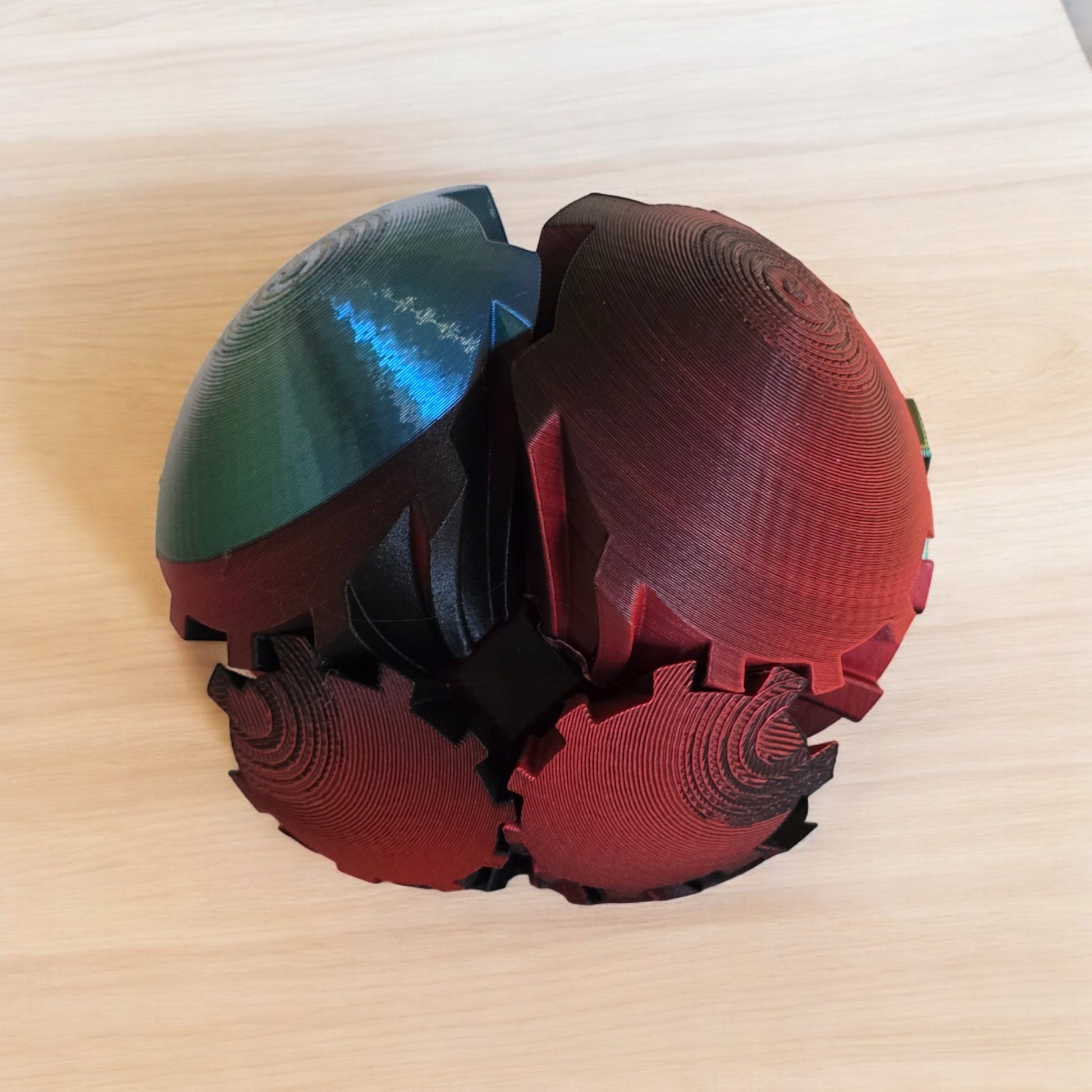 Unique 3D Printed Gear Ball Version 2 Fidget Toy – Perfect Stress Reliever & Desk Accessory