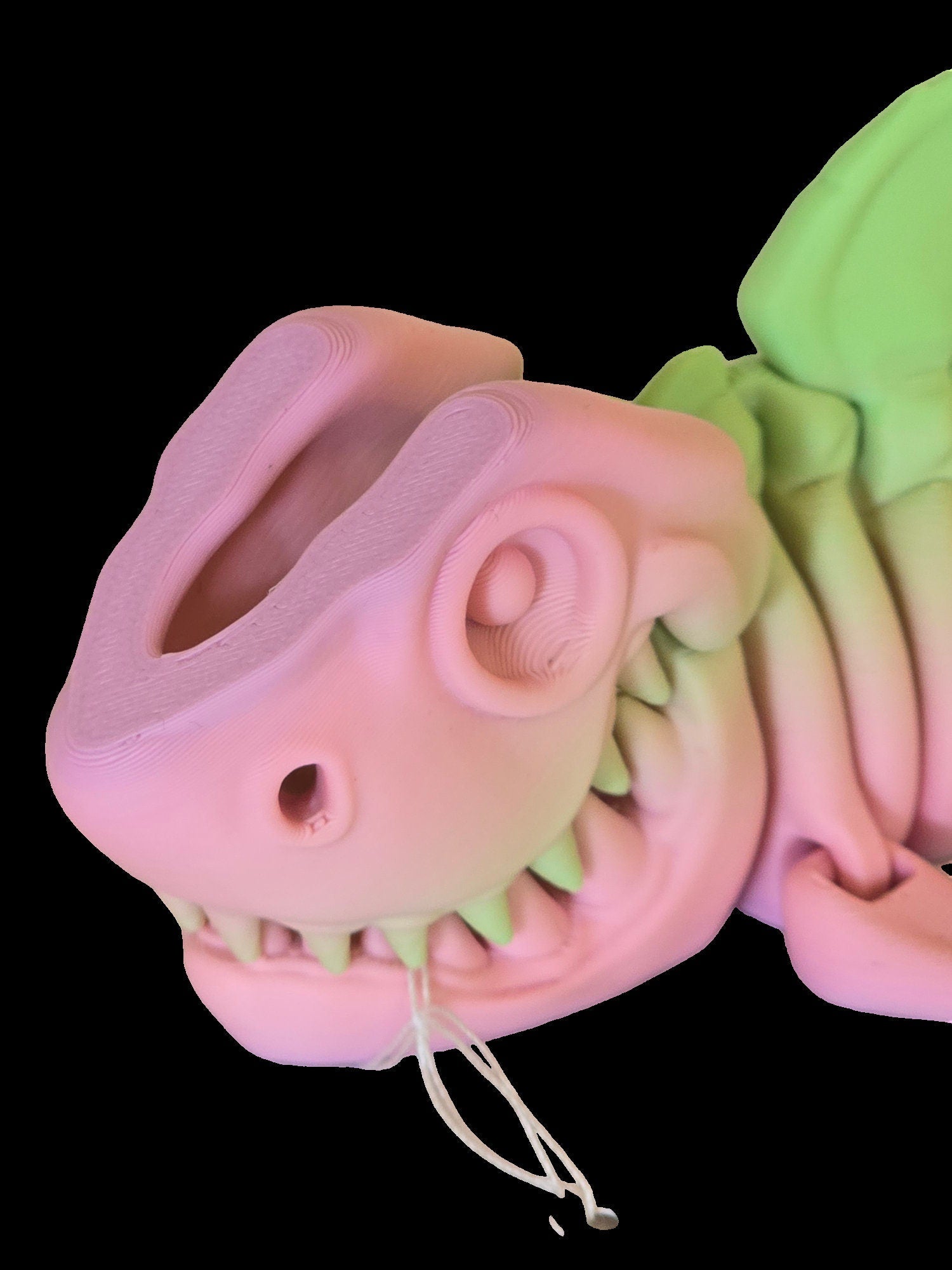 Large Articulated Flexible 3D Printed Shark - Custom Colors Available!