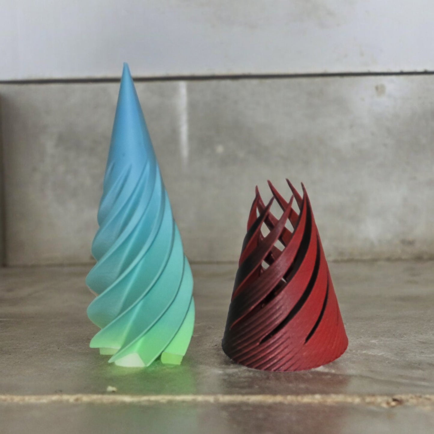 Unique 3D Printed Medium 3D Infinity Spiral Tree - fidget – ADSD- Perfect Stress Reliever & Desk Accessory