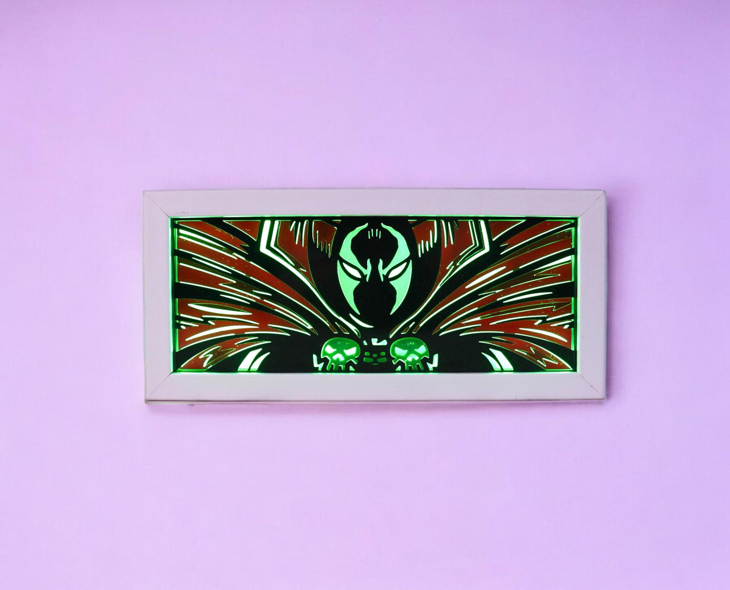 Anime 3D Printed Spawn Light Box.rar Light Box – Color Changing with Remote | USB Powered