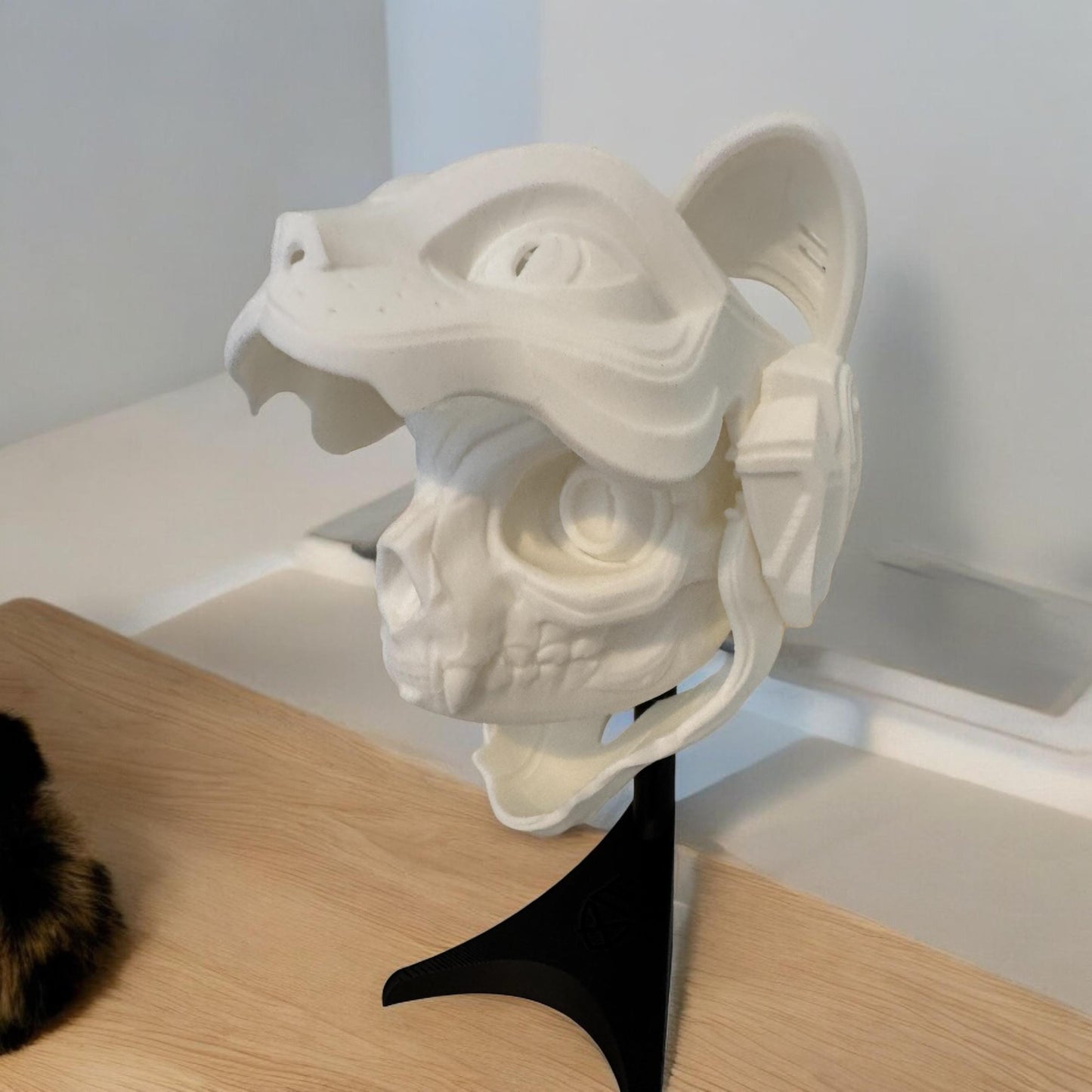 Robot & Cat Wall Mask - Catbot - Cosmic Revelation - Home Decor - Wall Mount