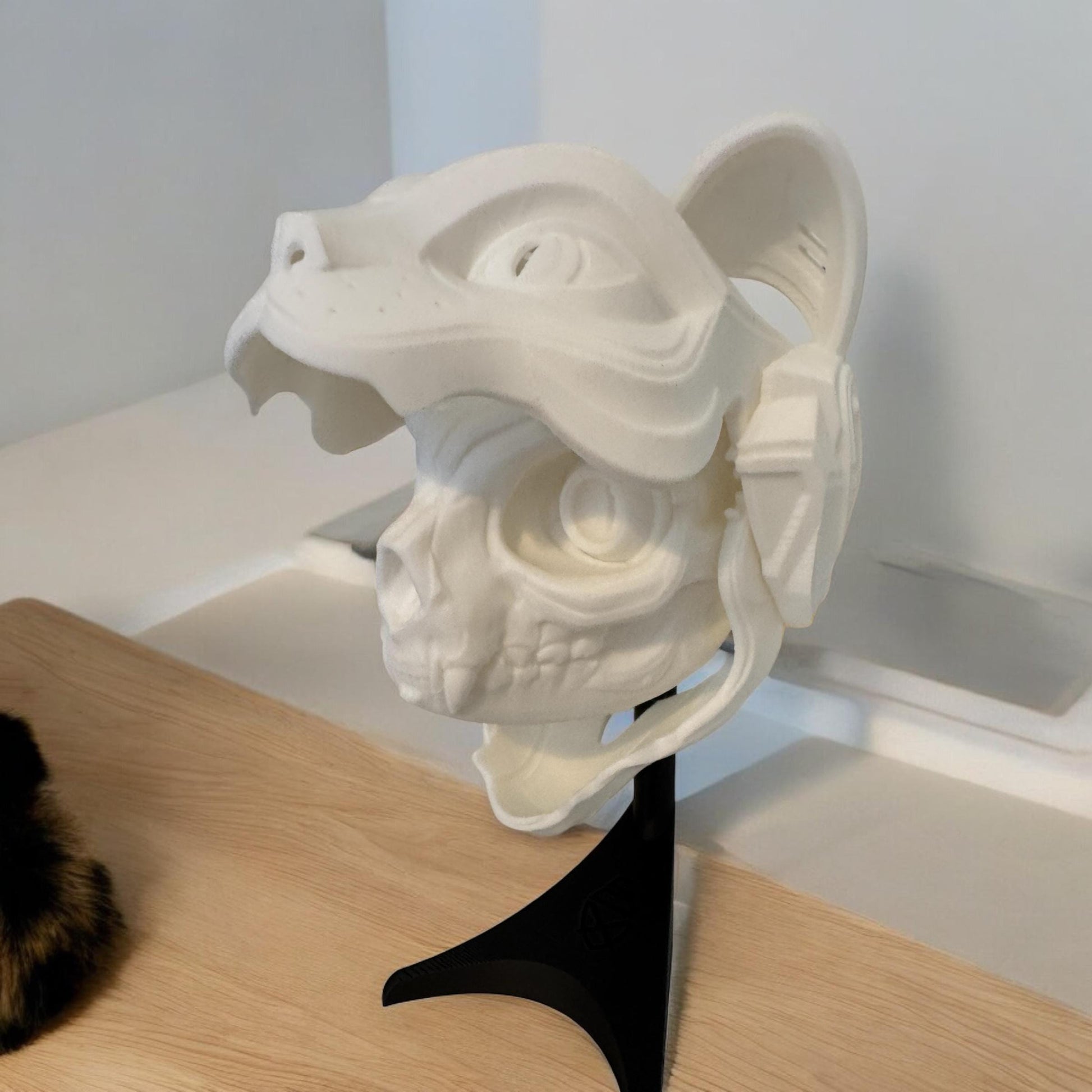Robot & Cat Wall Mask - Catbot - Cosmic Revelation - Home Decor - Wall Mount