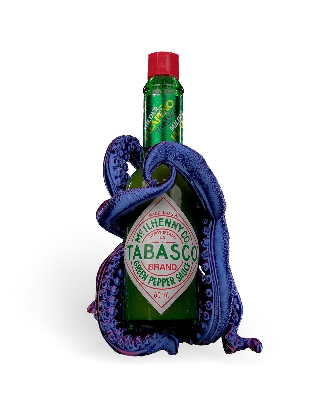Kraken hot sauce holder, tabasco sauce holder, housewarming gift, Octopus Gift - Tableware with Style