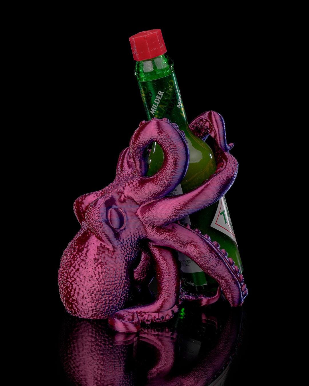 Kraken hot sauce holder, tabasco sauce holder, housewarming gift, Octopus Gift - Tableware with Style