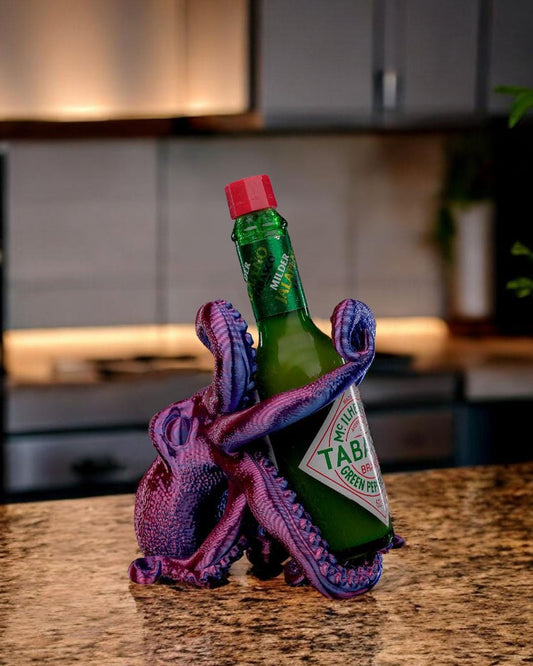 Kraken hot sauce holder, tabasco sauce holder, housewarming gift, Octopus Gift - Tableware with Style