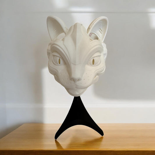 Robot & Cat Wall Mask - Catbot - Cosmic Revelation - Home Decor - Wall Mount