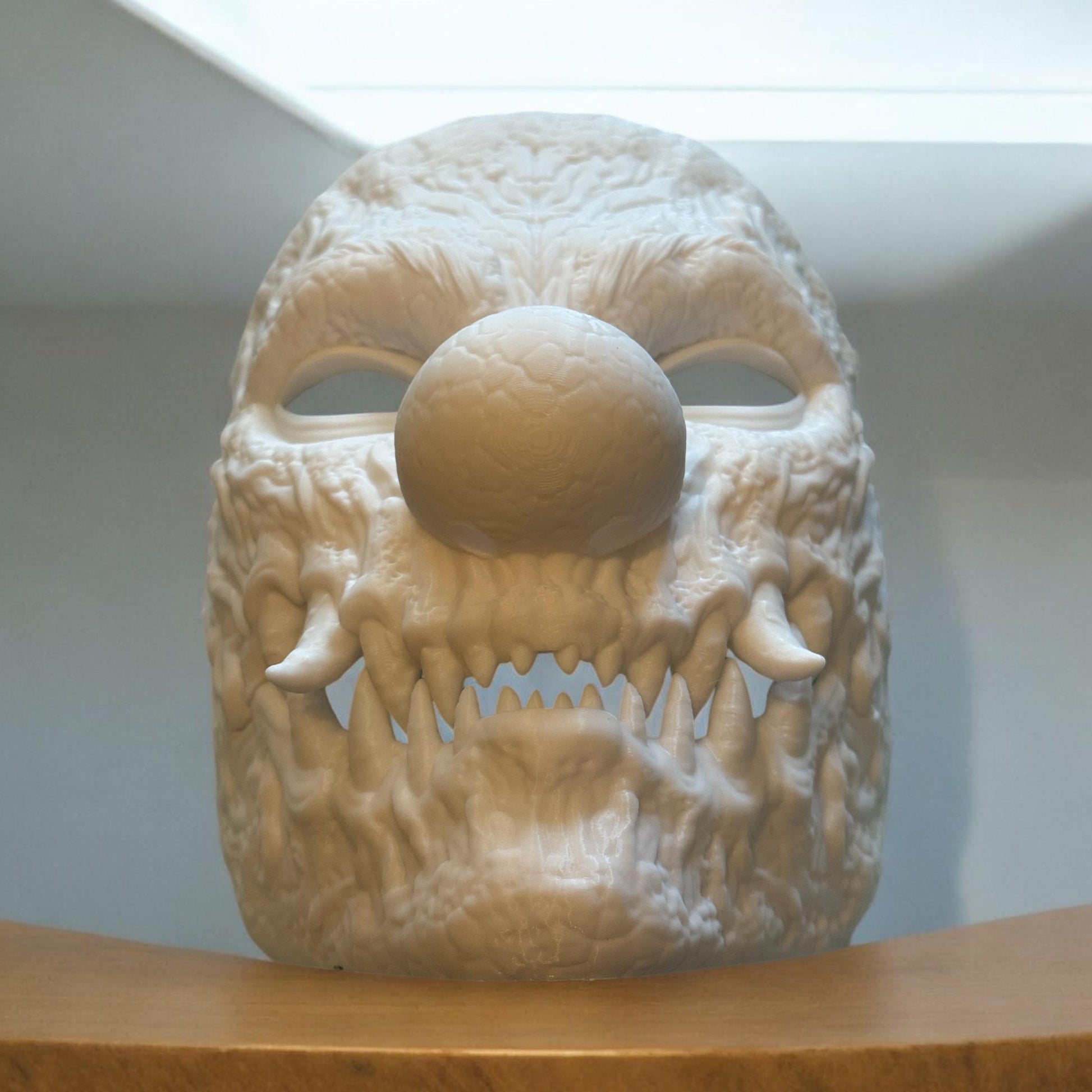 Clown mask, Horror Mask with Sharp Teeth - Unique Art mask