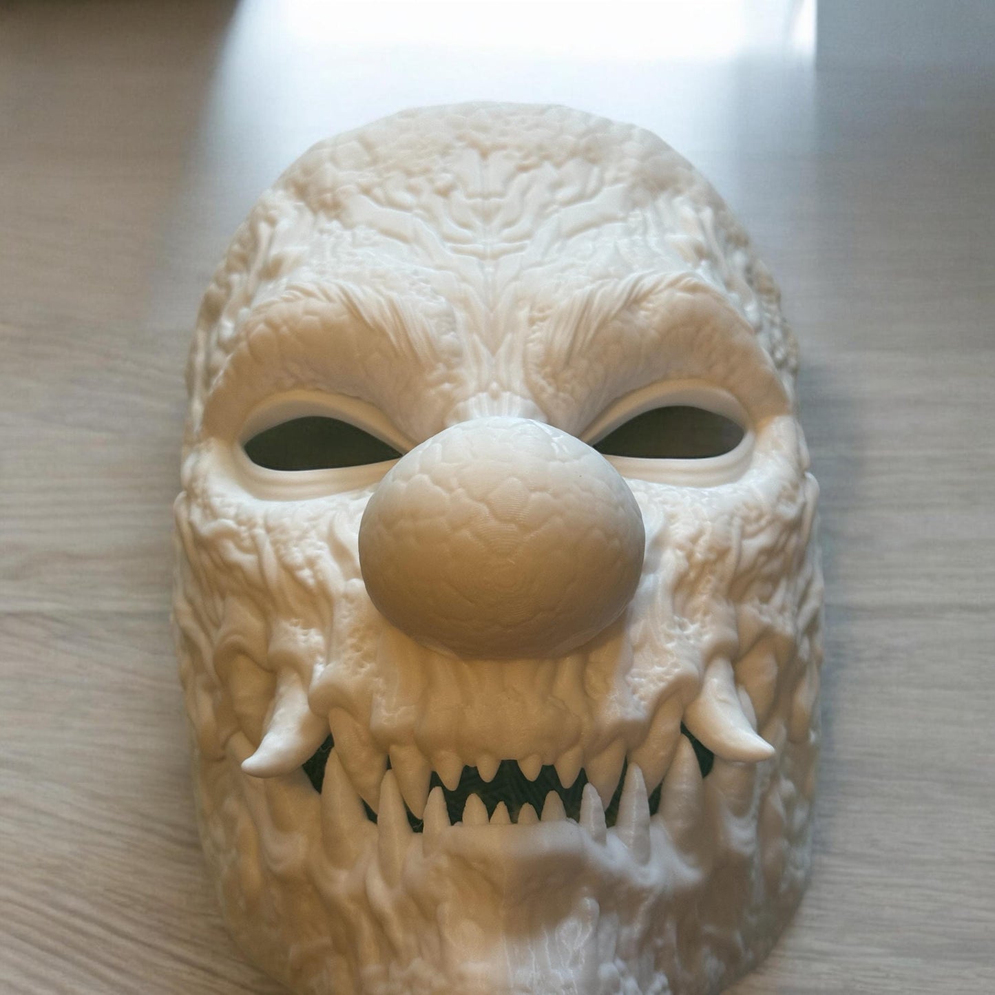 Clown mask, Horror Mask with Sharp Teeth - Unique Art mask