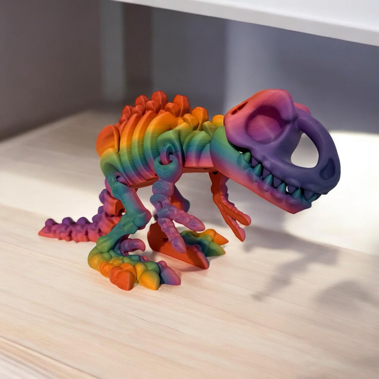 Articulated TREX T-REX Dino 3d Printed Moving Desk Toy High Quality Multiple Colours Options