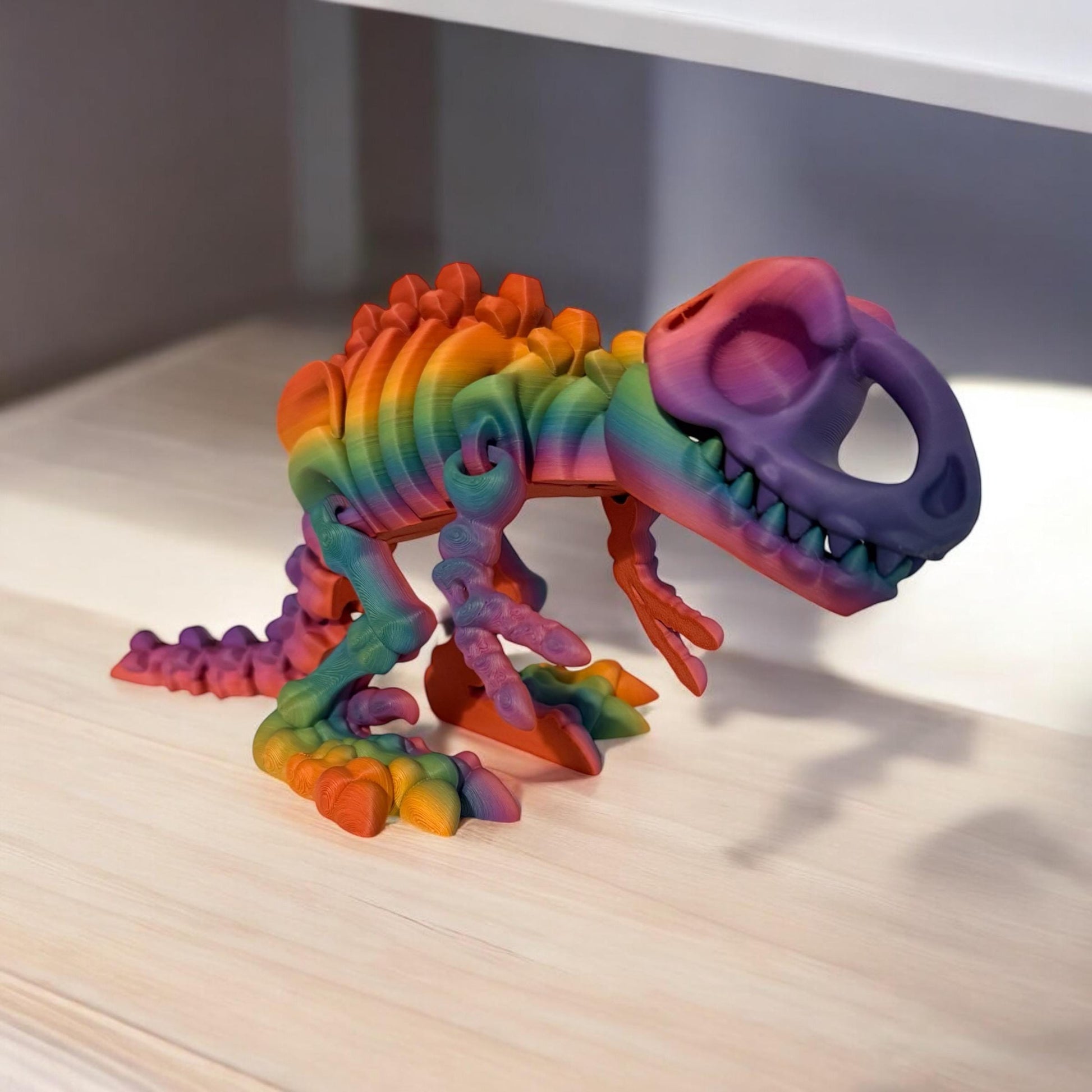 Articulated TREX T-REX Dino 3d Printed Moving Desk Toy High Quality Multiple Colours Options