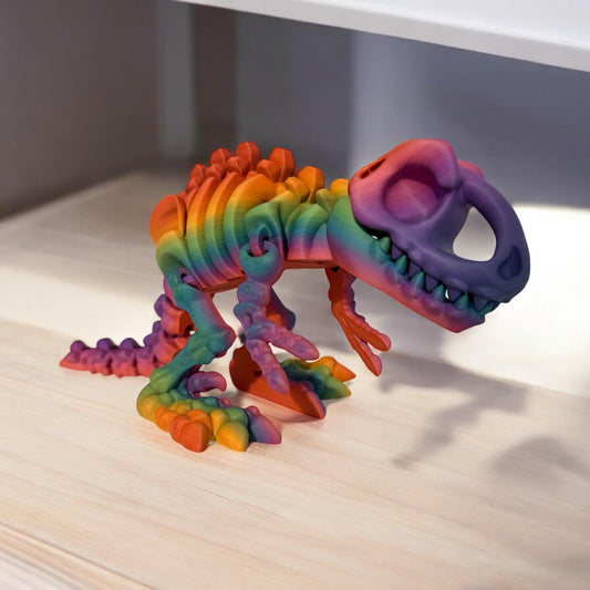 Articulated TREX T-REX Dino 3d Printed Moving Desk Toy High Quality Multiple Colours Options