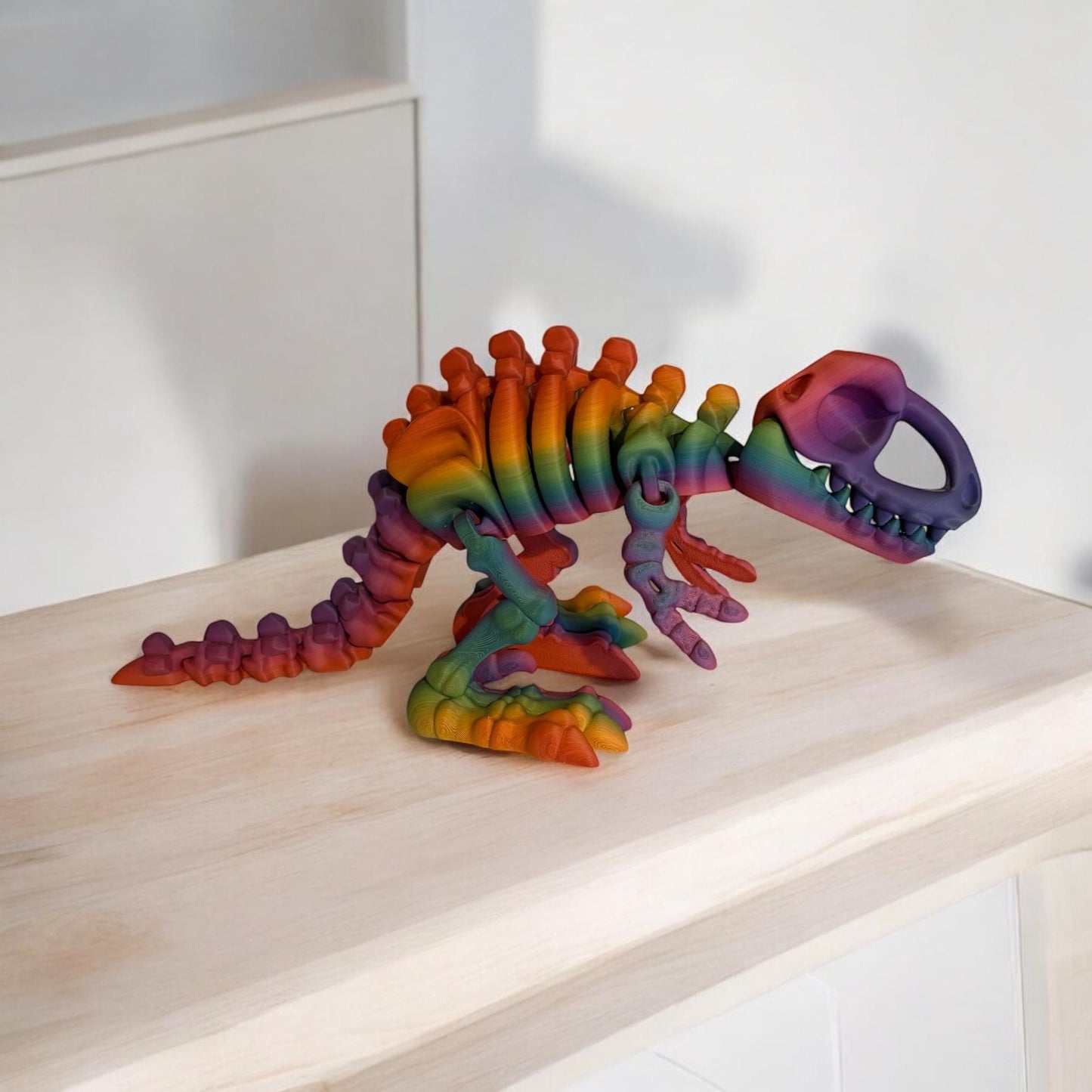 Articulated TREX T-REX Dino 3d Printed Moving Desk Toy High Quality Multiple Colours Options