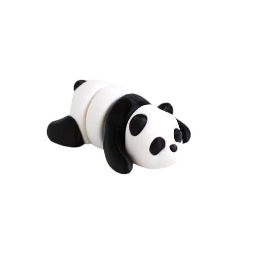 Tiny Articulated Panda - Adorable Desk Friend & Fidget Toy