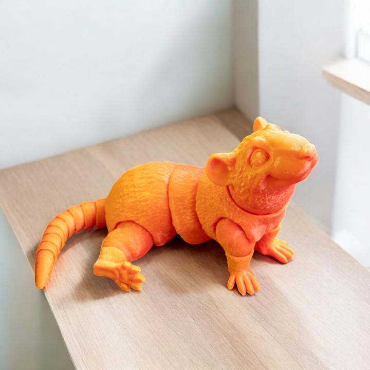Rat - Flexible Sensory Toy - Fidget - Articulated Pet