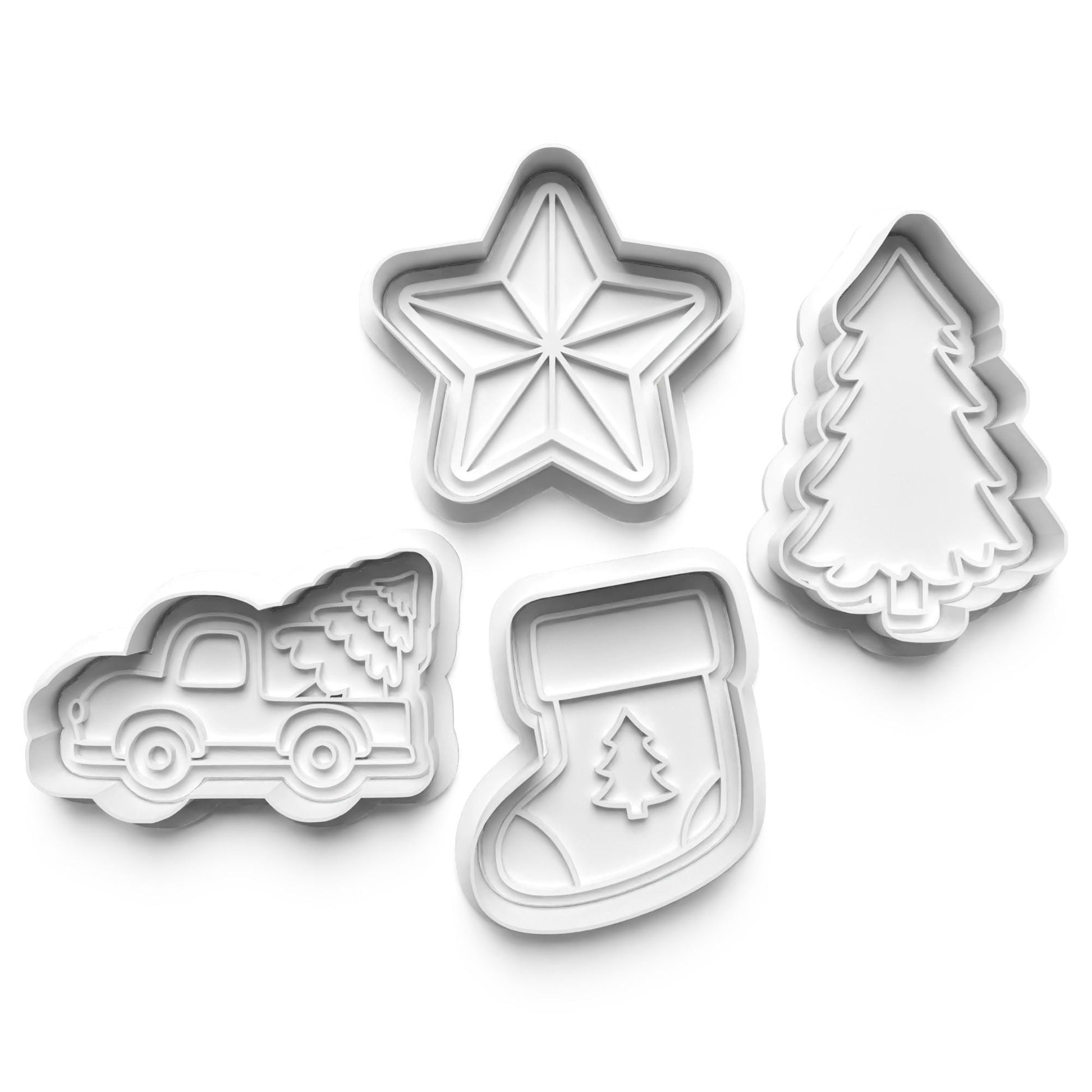 Holiday Cookie Cutter Set - Perfect for Christmas Baking 0713