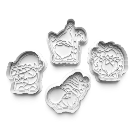 Holiday Cookie Cutter Set - Perfect for Christmas Gnome Baking 0723