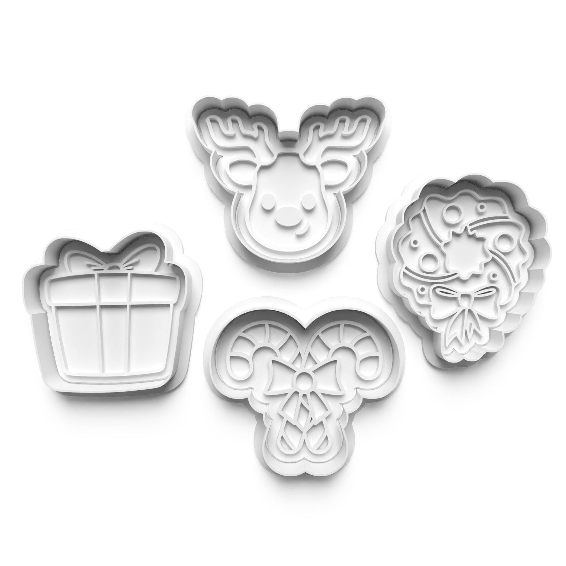 Holiday Cookie Cutter Set - Perfect for Christmas Baking 0714