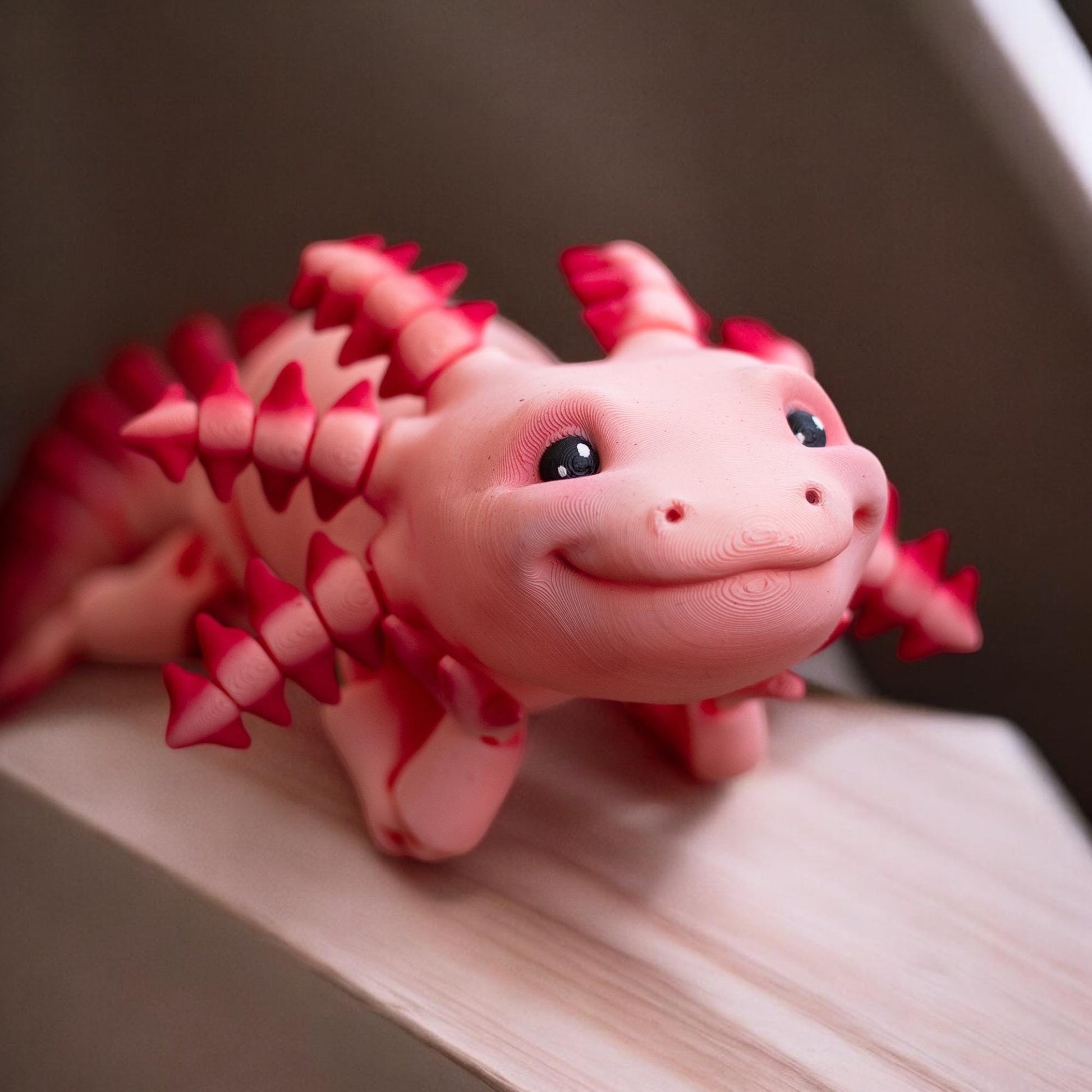 Customizable 3D-Printed Axolotl – 24cm Long! Choose Any Color!