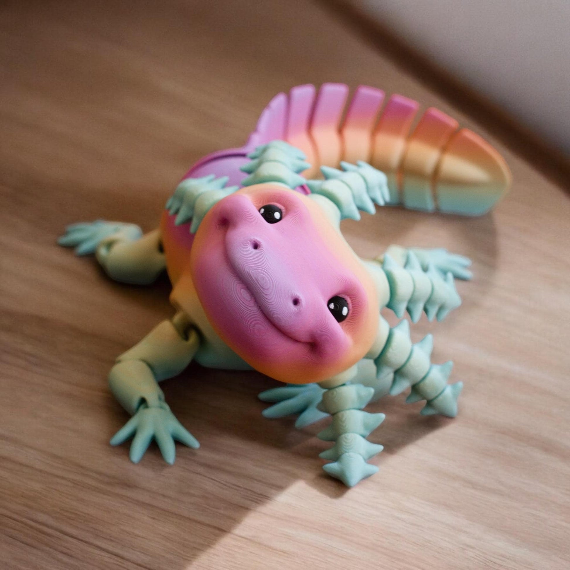 Customizable 3D-Printed Axolotl – 24cm Long! Choose Any Color!