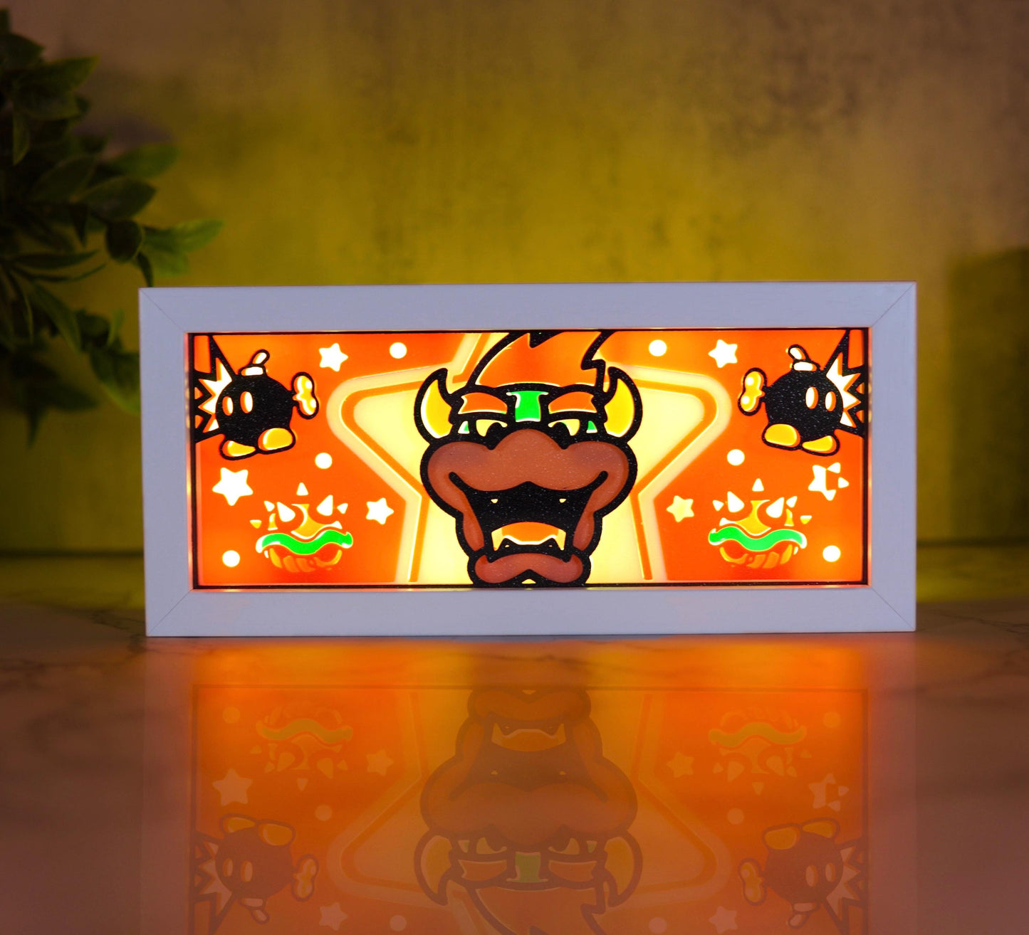 Fan Art 3D Printed Light Box – Color Changing with Remote | USB Powered