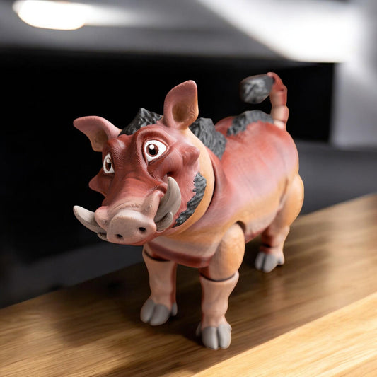 Customizable 3D-Printed Warthog – Choose Any Color!