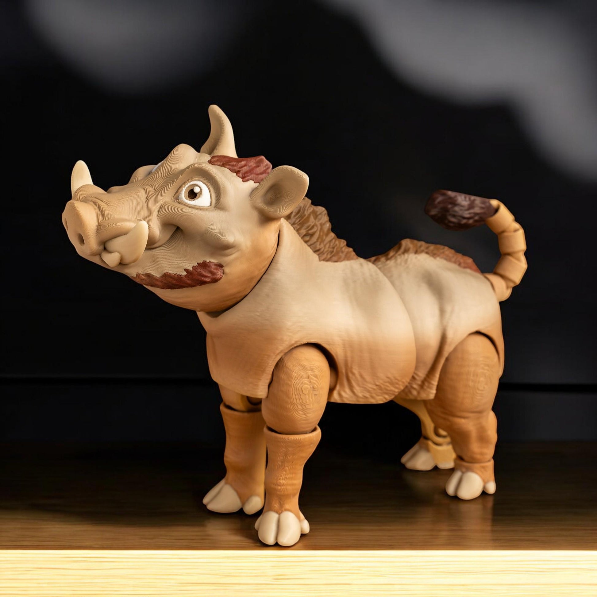 Customizable 3D-Printed Warthog – Choose Any Color!