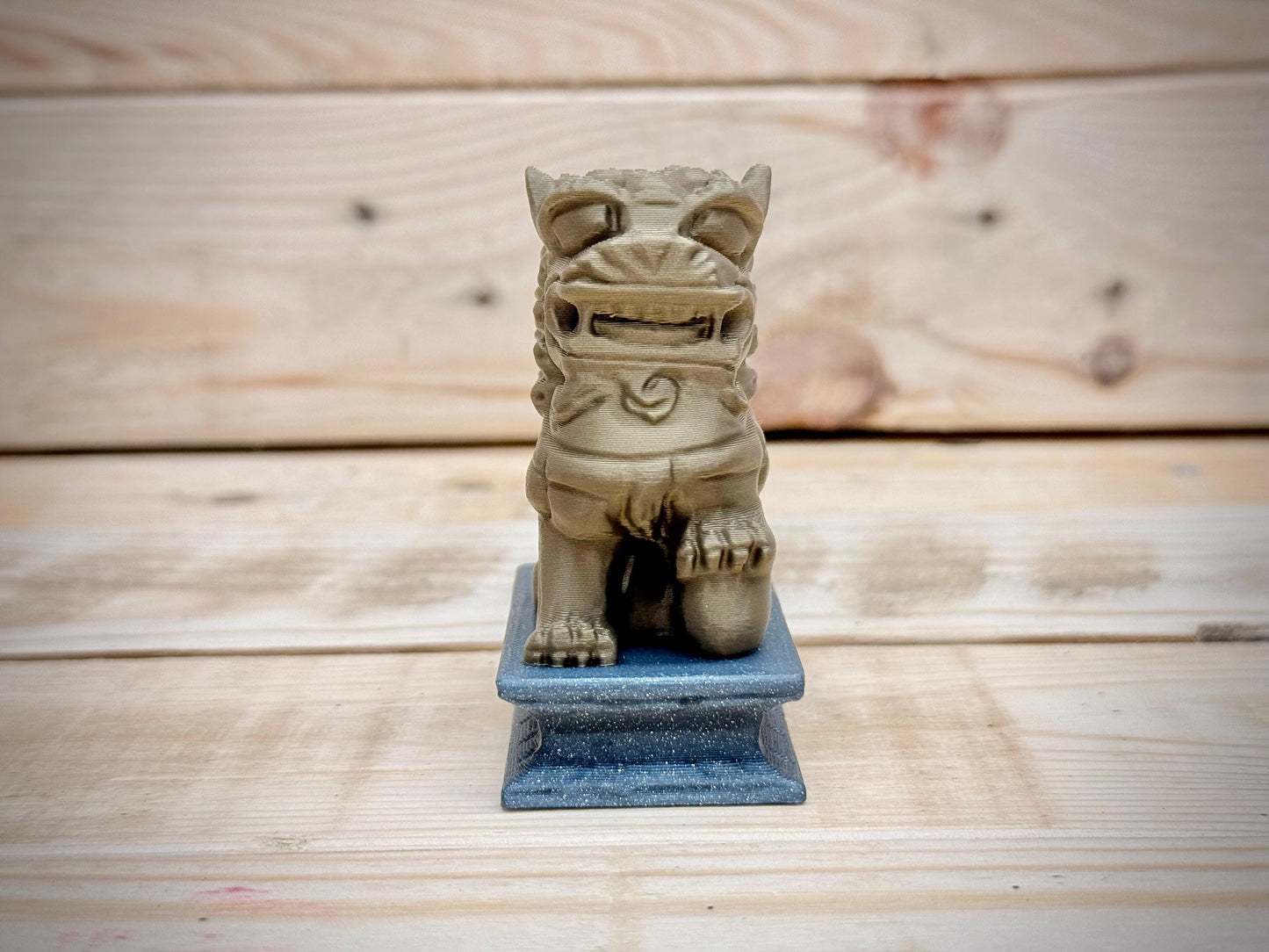 Custom 3D Printed Pair of Chinese Guardian Lions - Choose Your Colors!