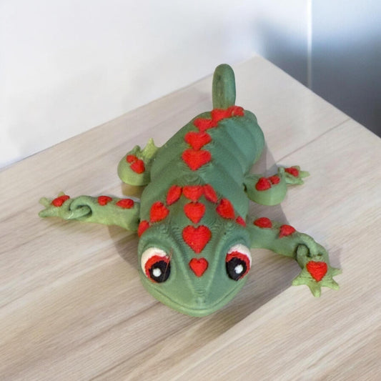 3D-Printed Be my Valentine Chameleon