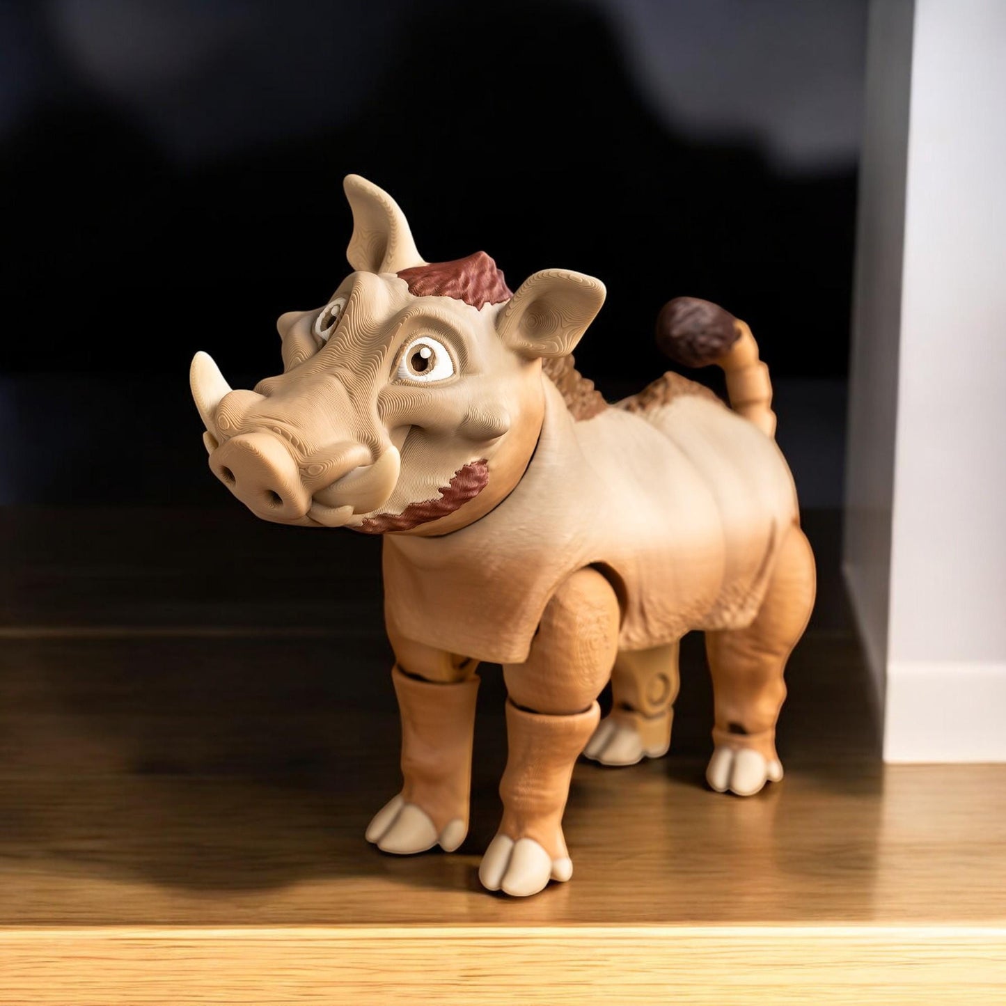 Customizable 3D-Printed Warthog – Choose Any Color!