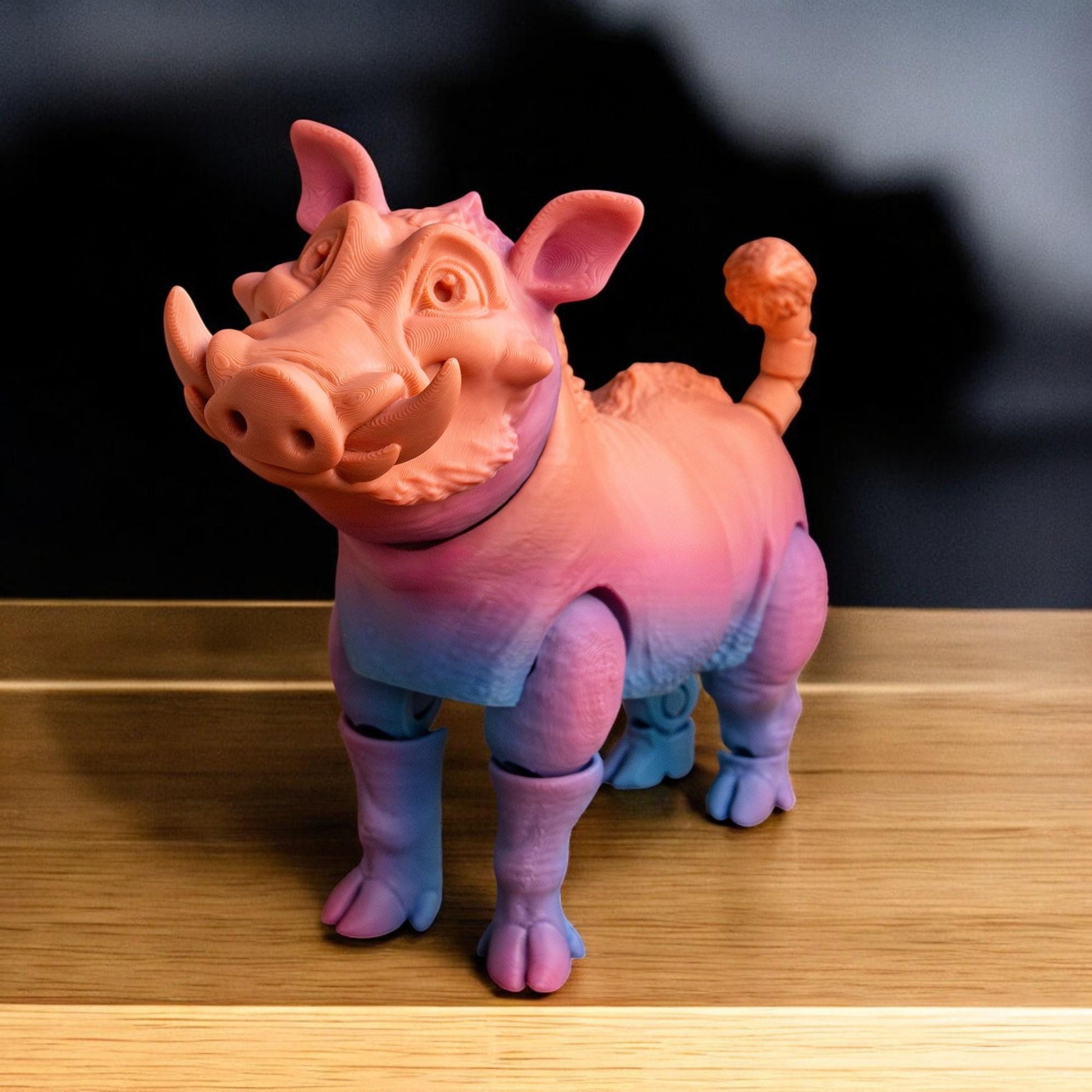 Customizable 3D-Printed Warthog – Choose Any Color!
