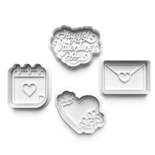 Shower Your Love with Our Valentine's Cookie Cutter Set! 0771 valentines