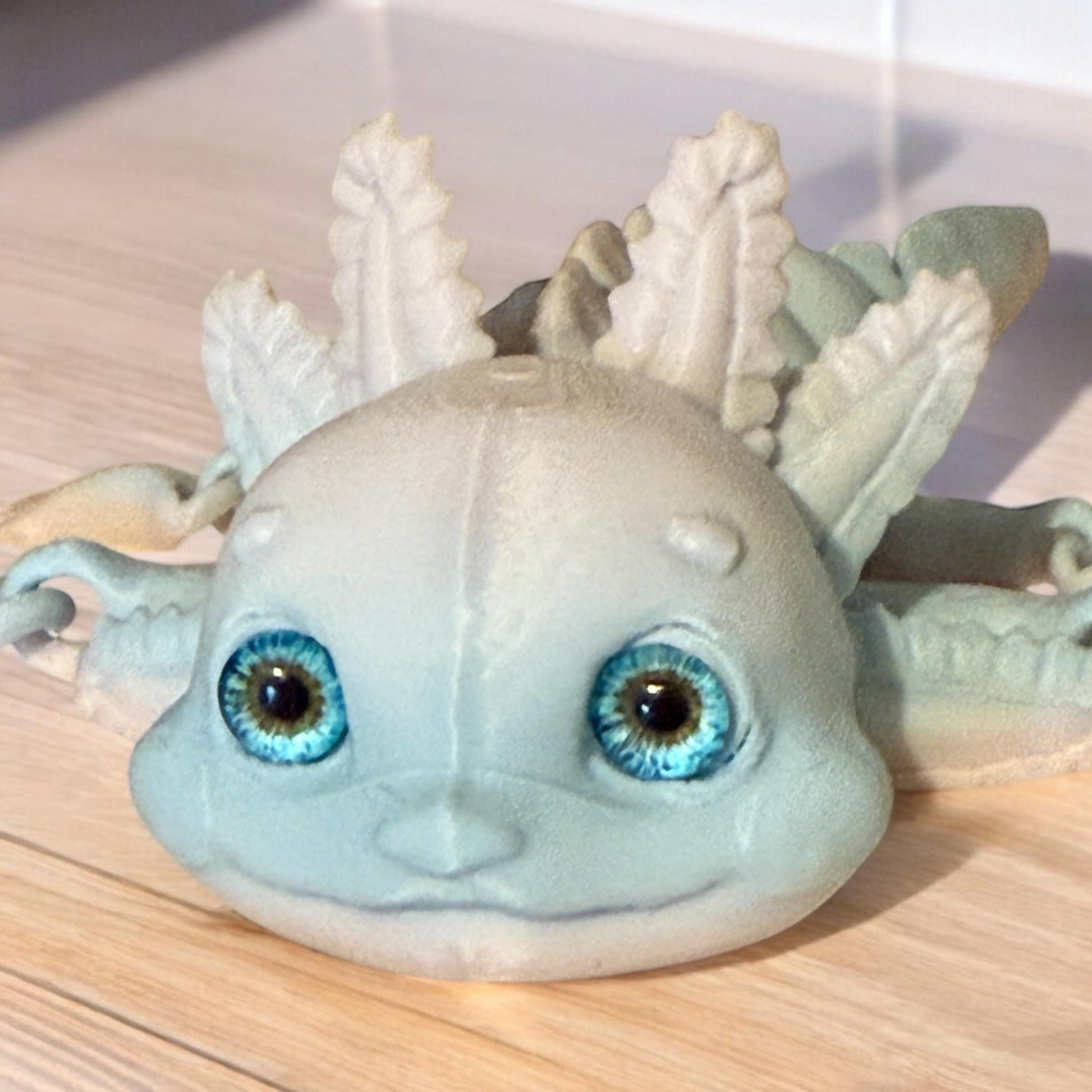 Customizable 3D-Printed Axolotl glass eye's– 20cm Long! Choose Any Color!