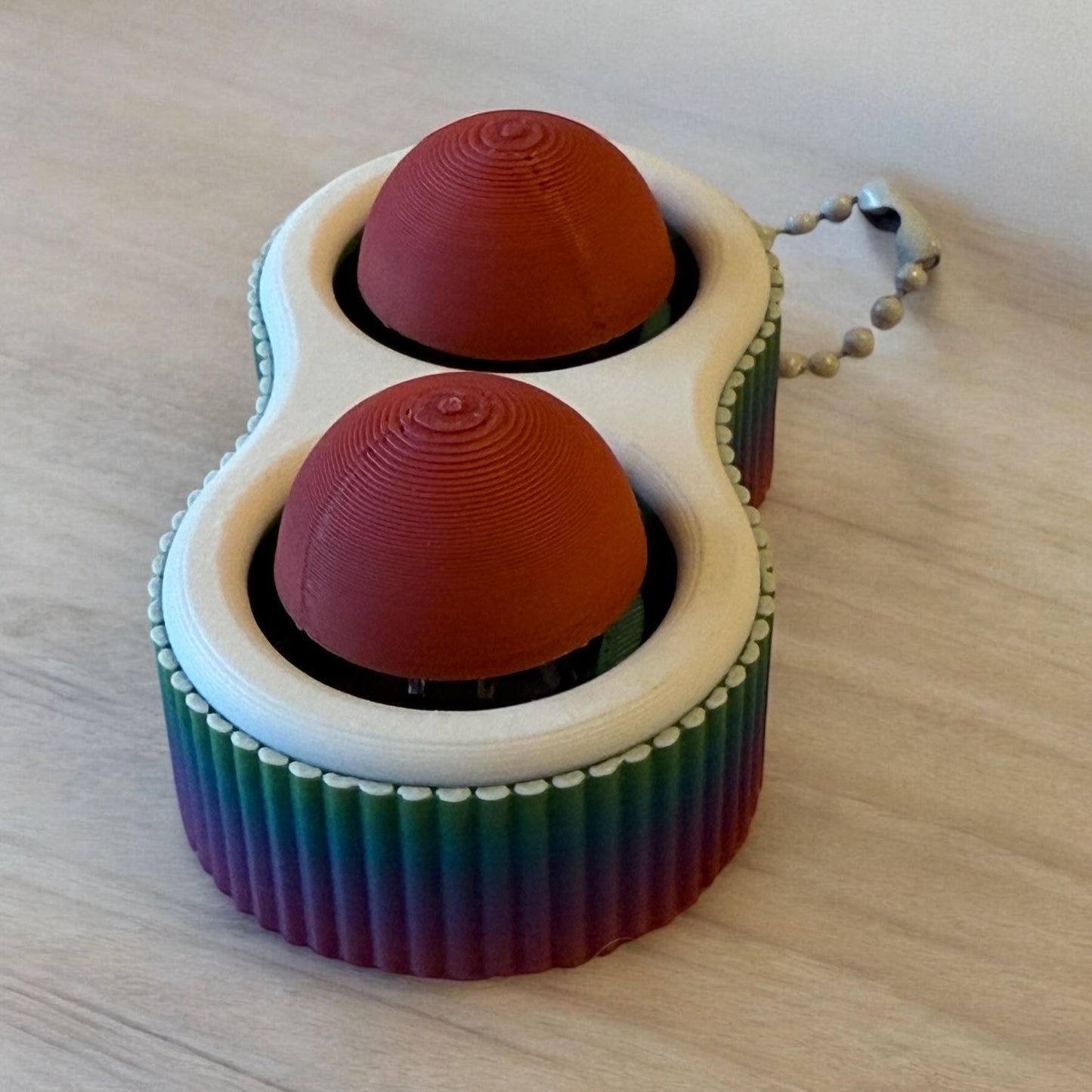 Adorable 3D Printed Circular Clicker - Perfect Handheld Size! Adhd