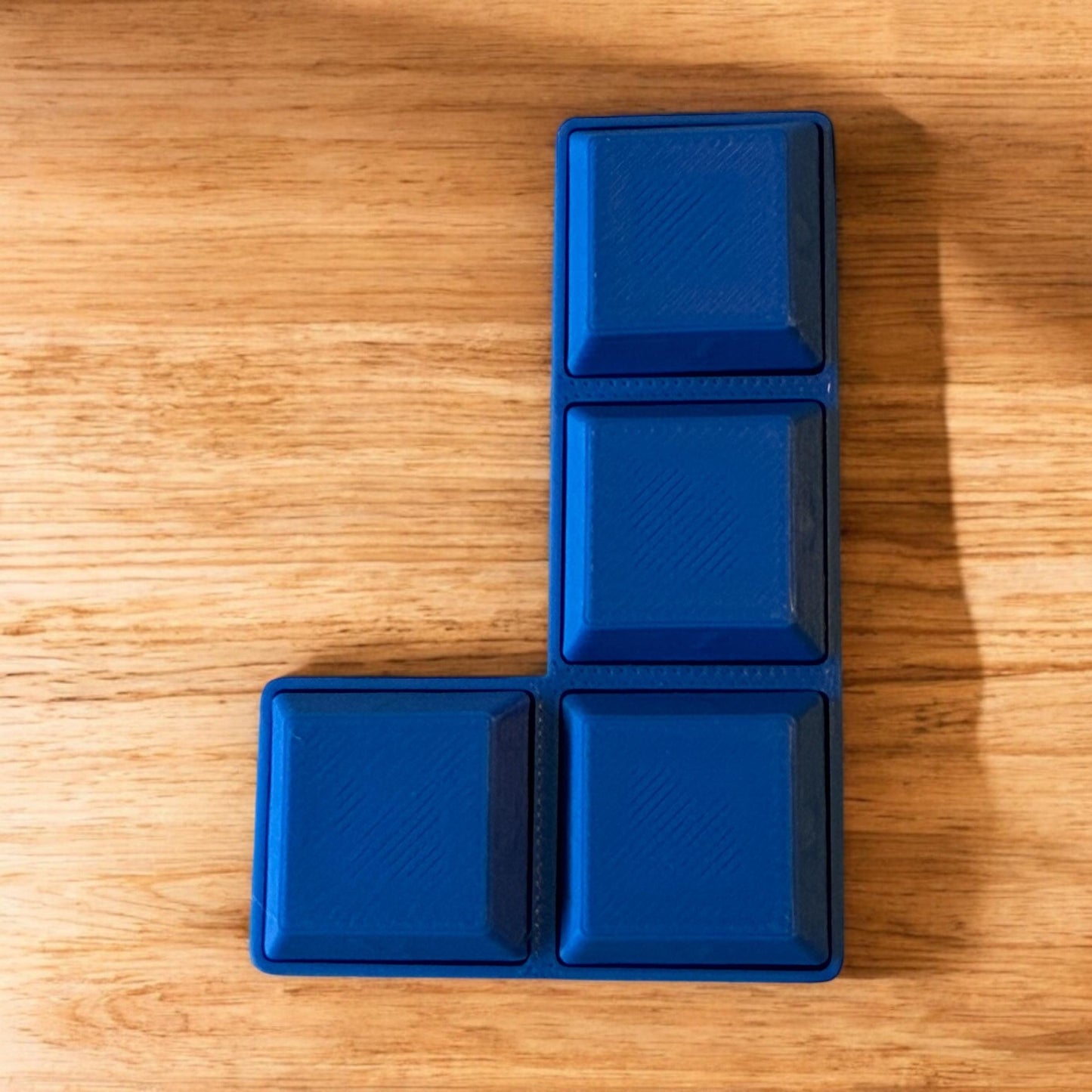 Adorable 3D Printed classic block design Clicker - Perfect Handheld Size!
