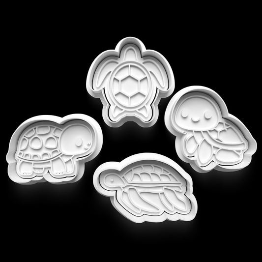 3D-Printed Turtle Cookie Cutter Set – Bake Slow & Sweet! 0818