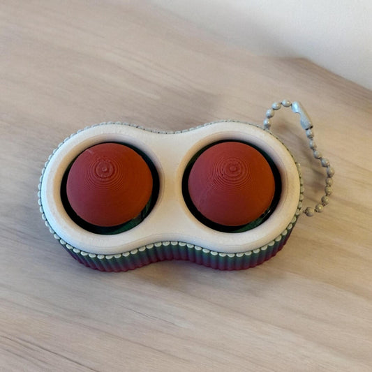 Adorable 3D Printed Circular Clicker - Perfect Handheld Size! Adhd