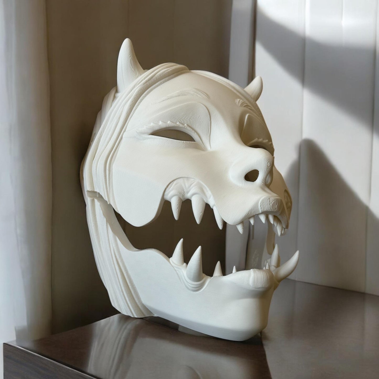 KUCHISAKE MASK, with Sharp Teeth - Unique Japanese Art, japanese mask