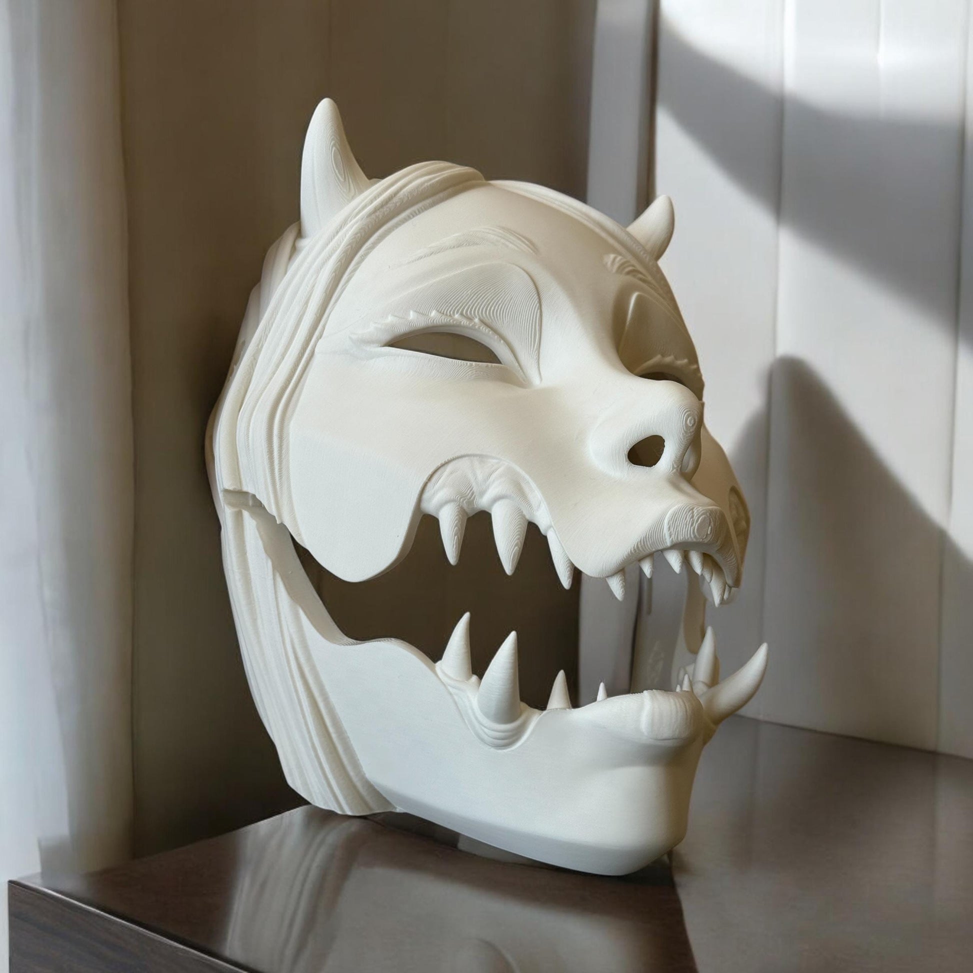 KUCHISAKE MASK, with Sharp Teeth - Unique Japanese Art, japanese mask