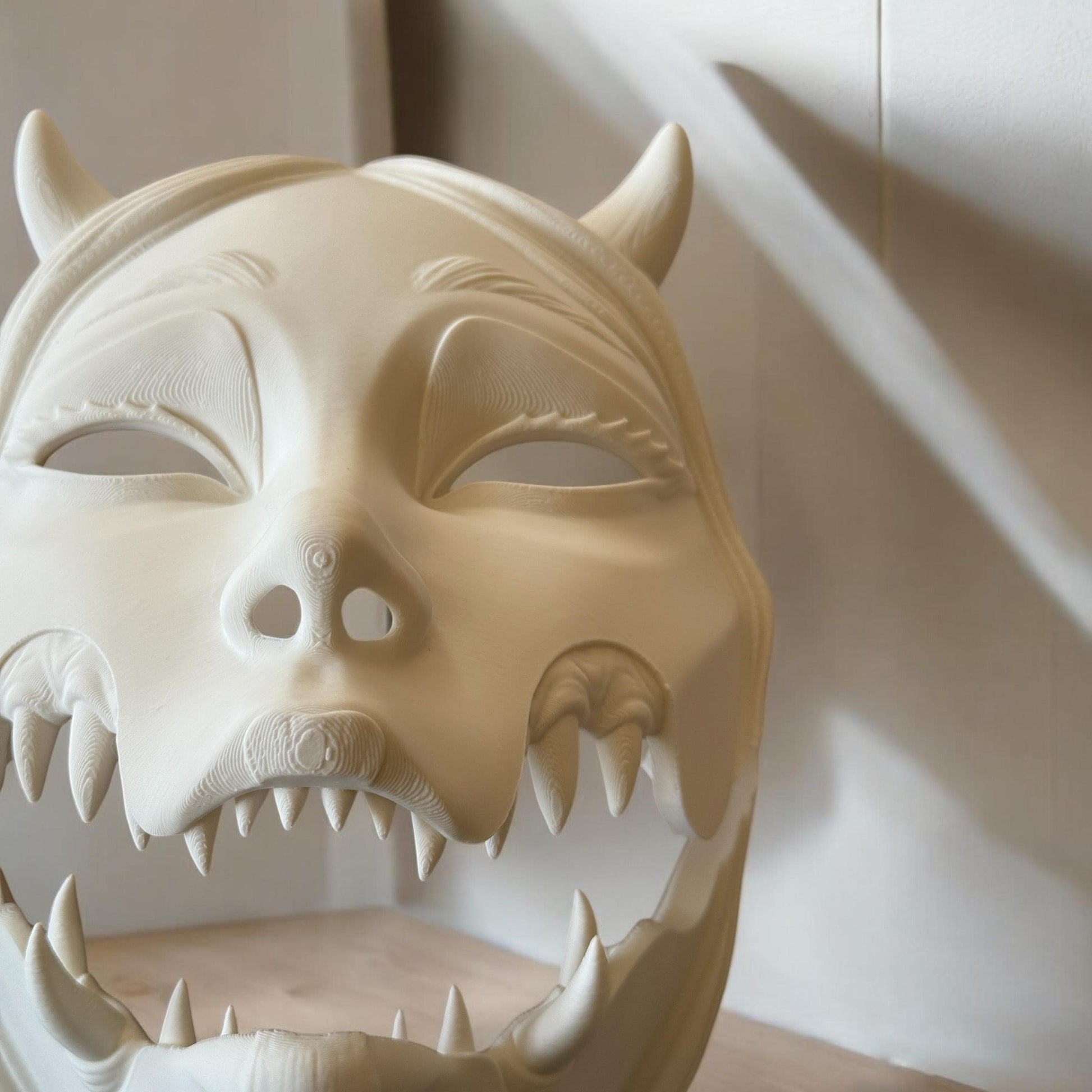 KUCHISAKE MASK, with Sharp Teeth - Unique Japanese Art, japanese mask