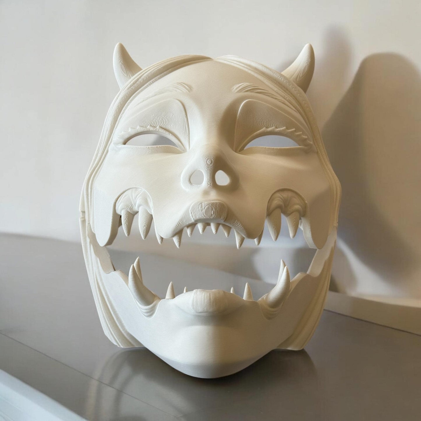 KUCHISAKE MASK, with Sharp Teeth - Unique Japanese Art, japanese mask