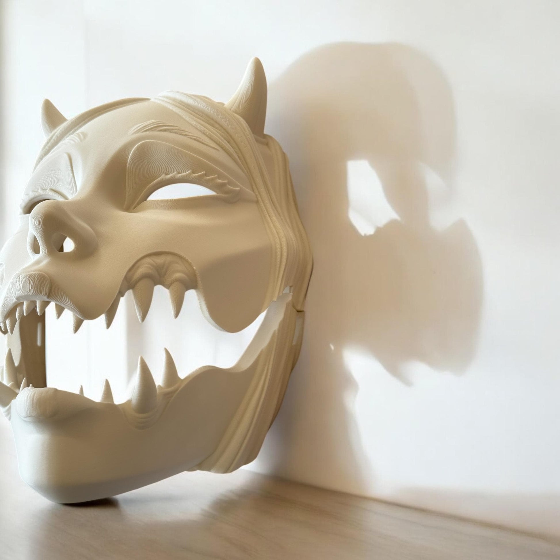 KUCHISAKE MASK, with Sharp Teeth - Unique Japanese Art, japanese mask
