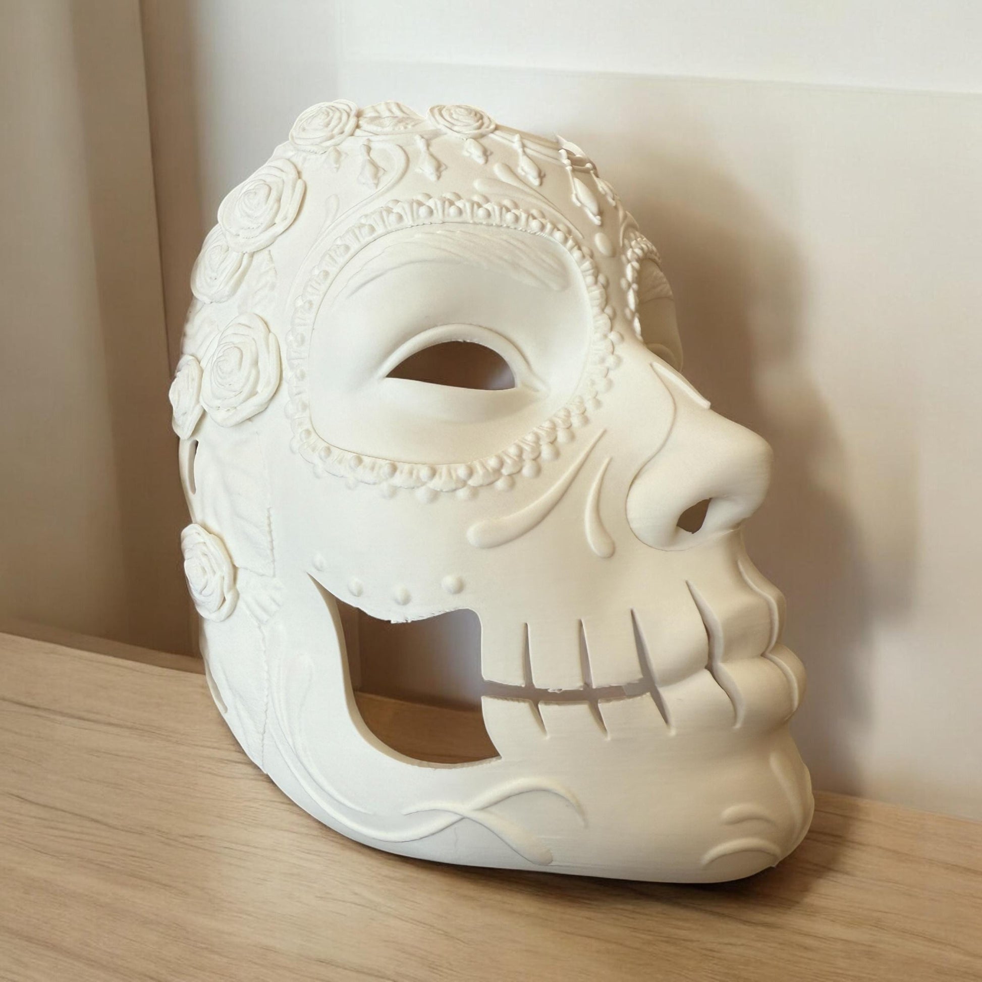 Sant Catrina mask, Santa Catrina Mask - Unique Japanese Art, japanese mask