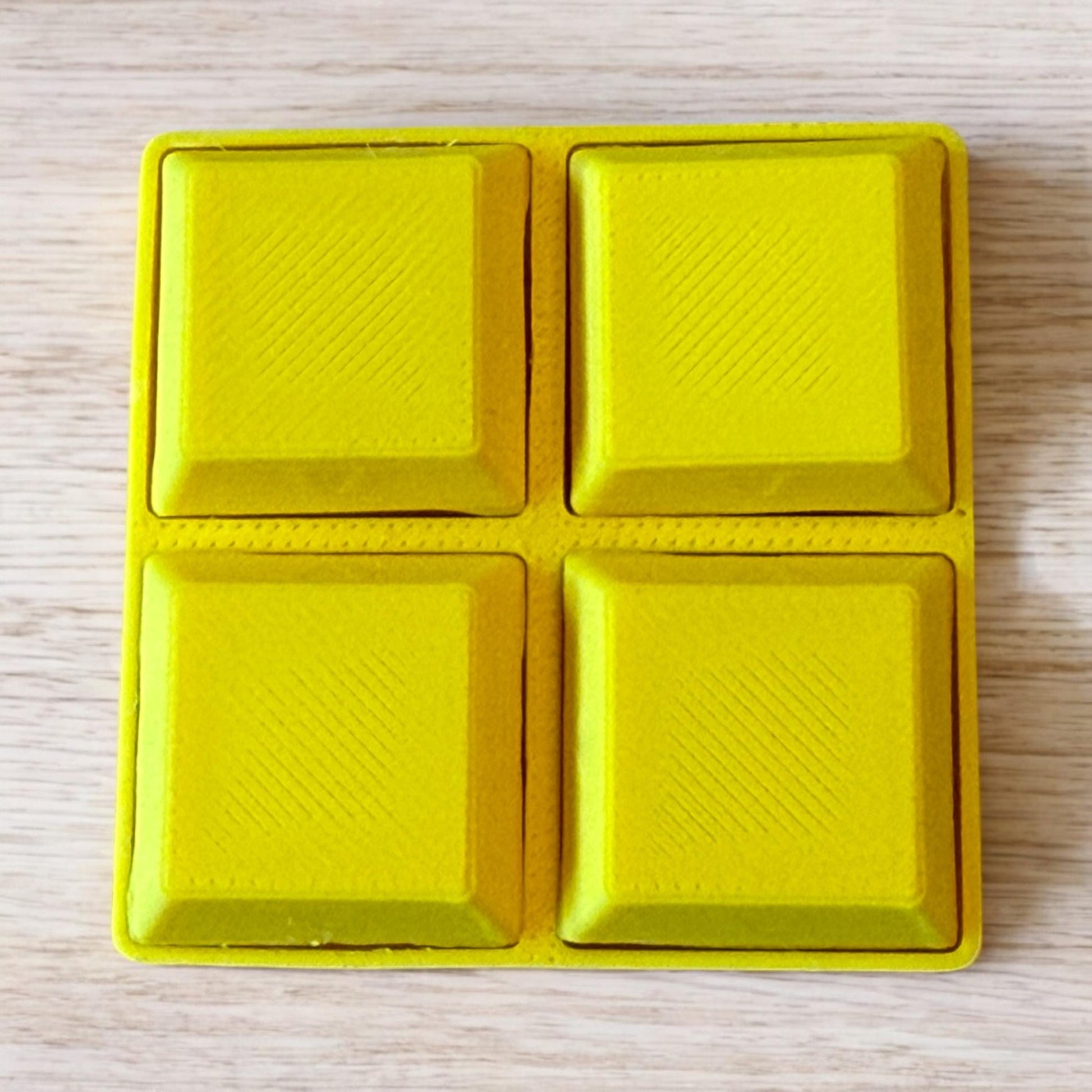 Adorable 3D Printed classic block design Clicker - Perfect Handheld Size!