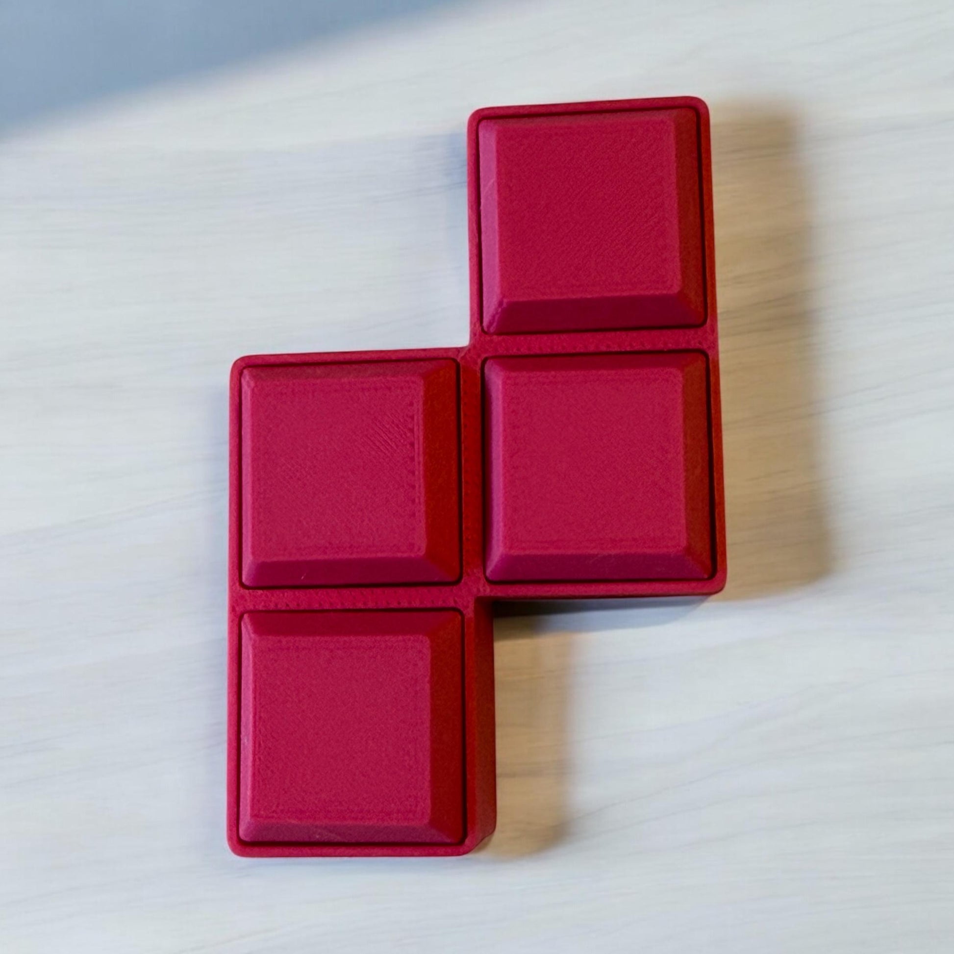 Adorable 3D Printed classic block design Clicker - Perfect Handheld Size!