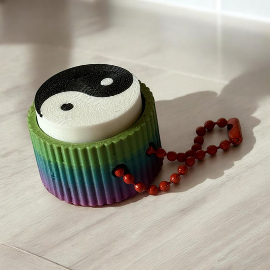 Adorable 3D Printed Yin Yang Clickers - Perfect Handheld Size! Adhd
