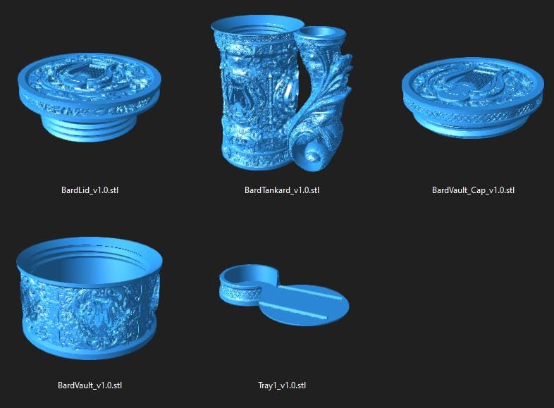 Bard Tankard Dice Tower | Dungeons and Dragons | DnD | D&D | RPG Game | Pathfinder | Barbarian Tankard and Dice Tower Combo Any color