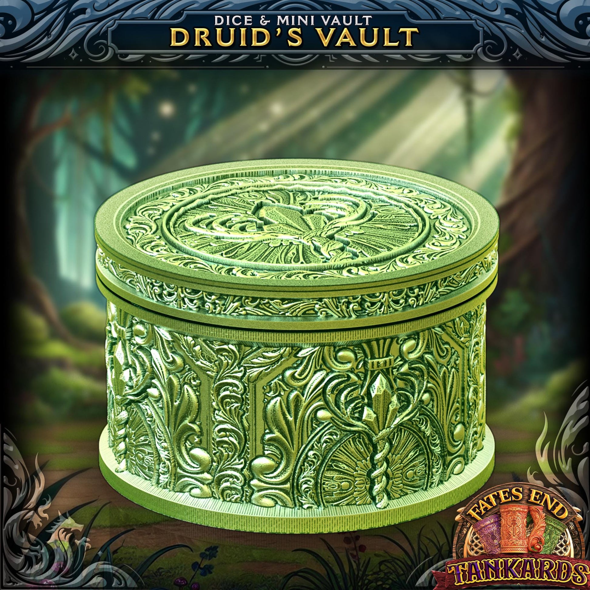 Druid Tankard Dice Tower | Dungeons and Dragons | DnD | D&D | RPG Game | Pathfinder | Barbarian Tankard and Dice Tower Combo Any color